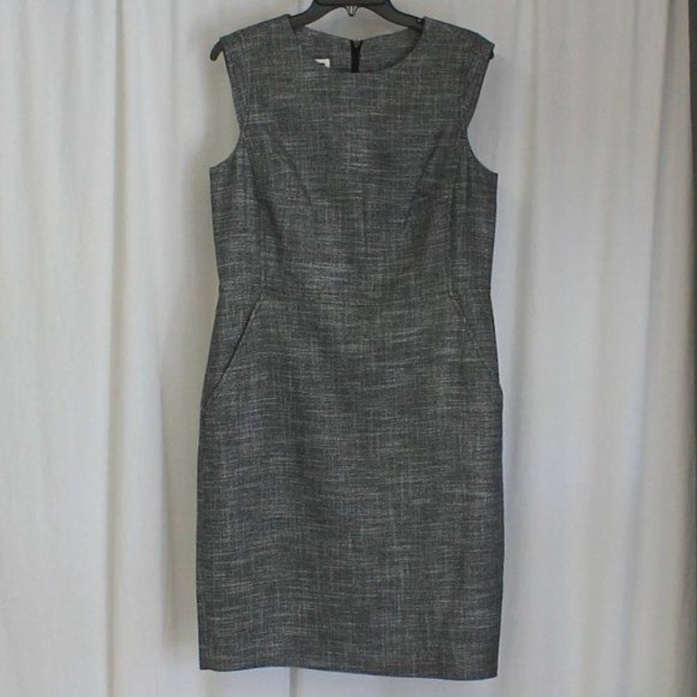 Anne Klein Tweed Sheath Dress, Size 8 - Picture 2 of 6